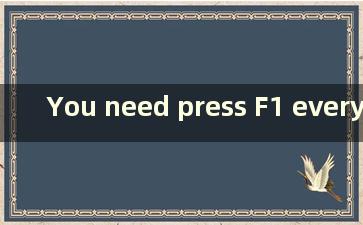 You need press F1 every time you start Windows 7（每次启动Windows 7都要进入bios）